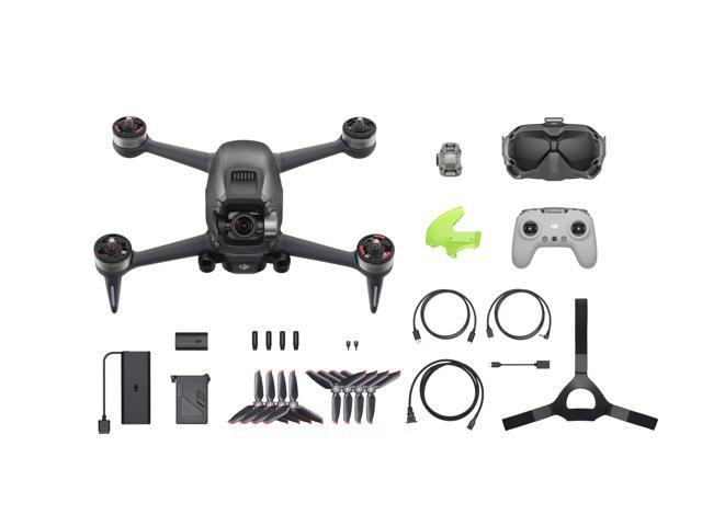 DJI FPV Combo - ファーストパーソンビュードローン UAV クアッドコプター（4Kカメラ、Sフライトモード、超広角150°視野角、HD低遅延伝送、緊急ブレーキ・ホバリング機能搭載）