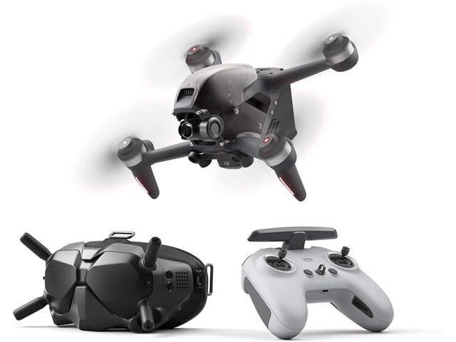 DJI FPV Combo - ファーストパーソンビュードローン UAV クアッドコプター（4Kカメラ、Sフライトモード、超広角150°視野角、HD低遅延伝送、緊急ブレーキ・ホバリング機能搭載）