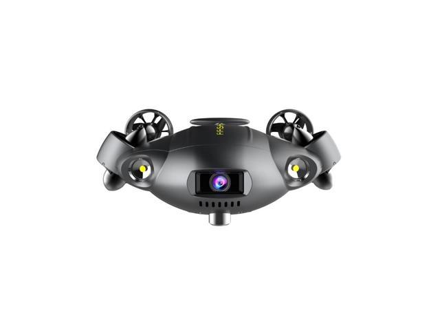 QYSEA FIFISH V6 Expert 水中ROVドローン - M100バンドル（100mテザー＆スプール＋軽量EPPケース付属）