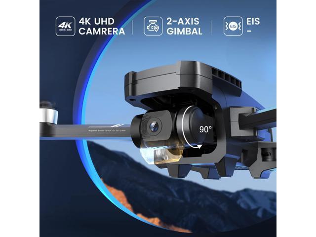 Holy Stone 2軸ジンバル GPSドローン（4K EISカメラ、大人初心者向け、HS720G折りたたみFPV RCクアッドコプター、ブラシレスモーター、5G WiFi伝送、オプティカルフロー、フォローミー、スマート帰還）