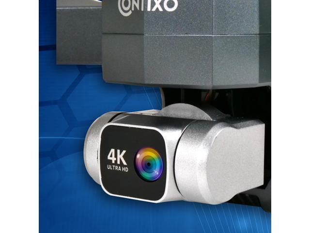 Contixo F35 GPSドローン（4K UHDカメラ、2軸自己安定ジンバル、5G WiFi FPV RCクアッドコプター、大人向けブラシレスドローン、ボーナス64GB SDカードキャリングケース）