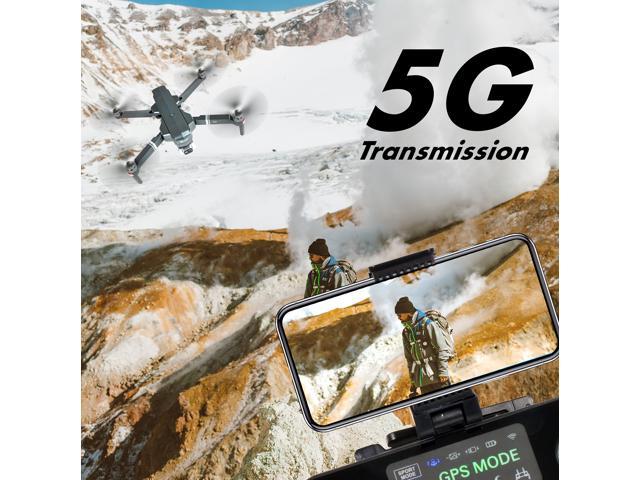 Contixo F35 GPSドローン（4K UHDカメラ、2軸自己安定ジンバル、5G WiFi FPV RCクアッドコプター、大人向けブラシレスドローン、ボーナス64GB SDカードキャリングケース）