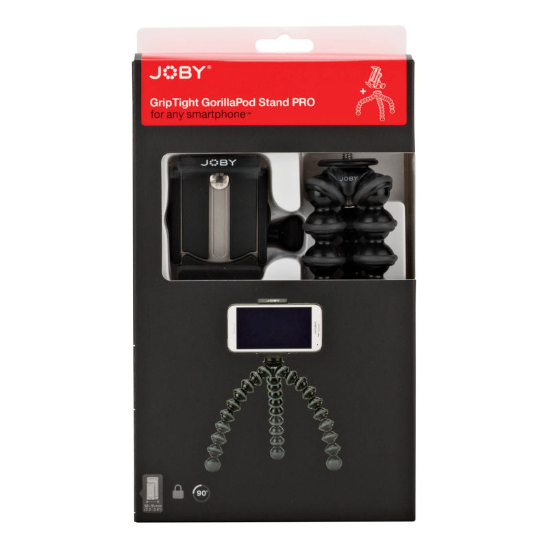 ジョブイ GripTight PRO GorillaPod スマートフォン用スタンド（ブラック/チャコール）